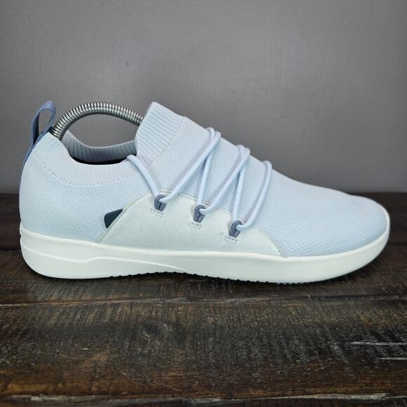 NEW Vessi Cityscape Classic Mens Size 10 Lace Up Waterproof Shoes Daydream Blue